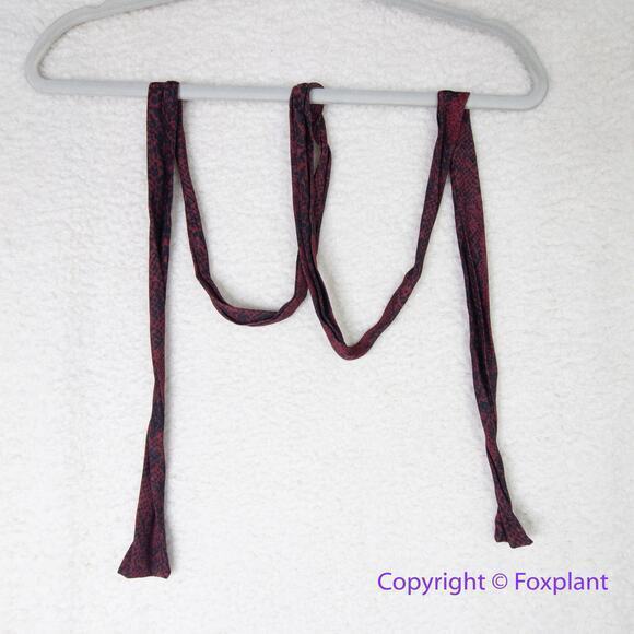 Ann Taylor snake print wrap dress, size 16 - Picture 3 of 16